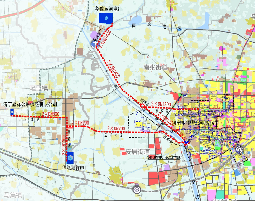濟(jì)寧四和供熱有限公司熱源替換工程DN1400供熱管網(wǎng)設(shè)計(jì)(長(zhǎng)輸管網(wǎng)）